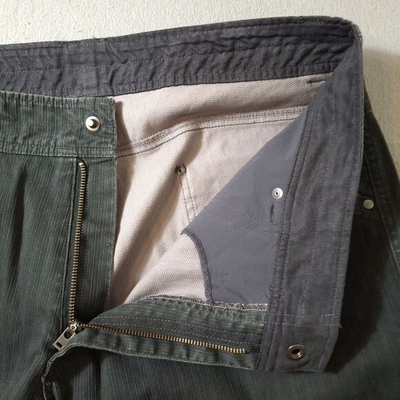 Kuhl Hi Lo Cord Vintage Patina Dye Pants Mens Sz 40x32 Black Outdoor Hiking 5165 - Picture 8 of 15